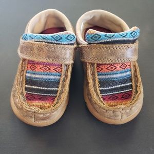 Toddler Twister X Bomber Serape Mocs